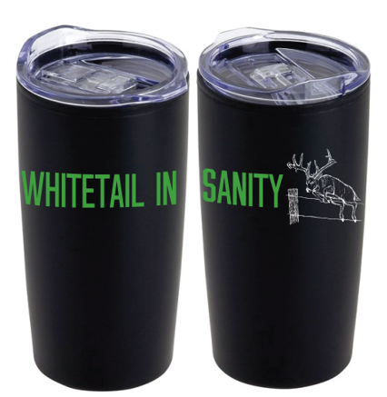 Olympus 20 oz. Whitetail Insanity Tumbler Black