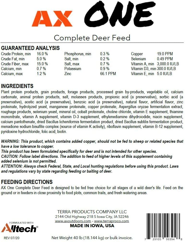AX One - Complete Deer Feed