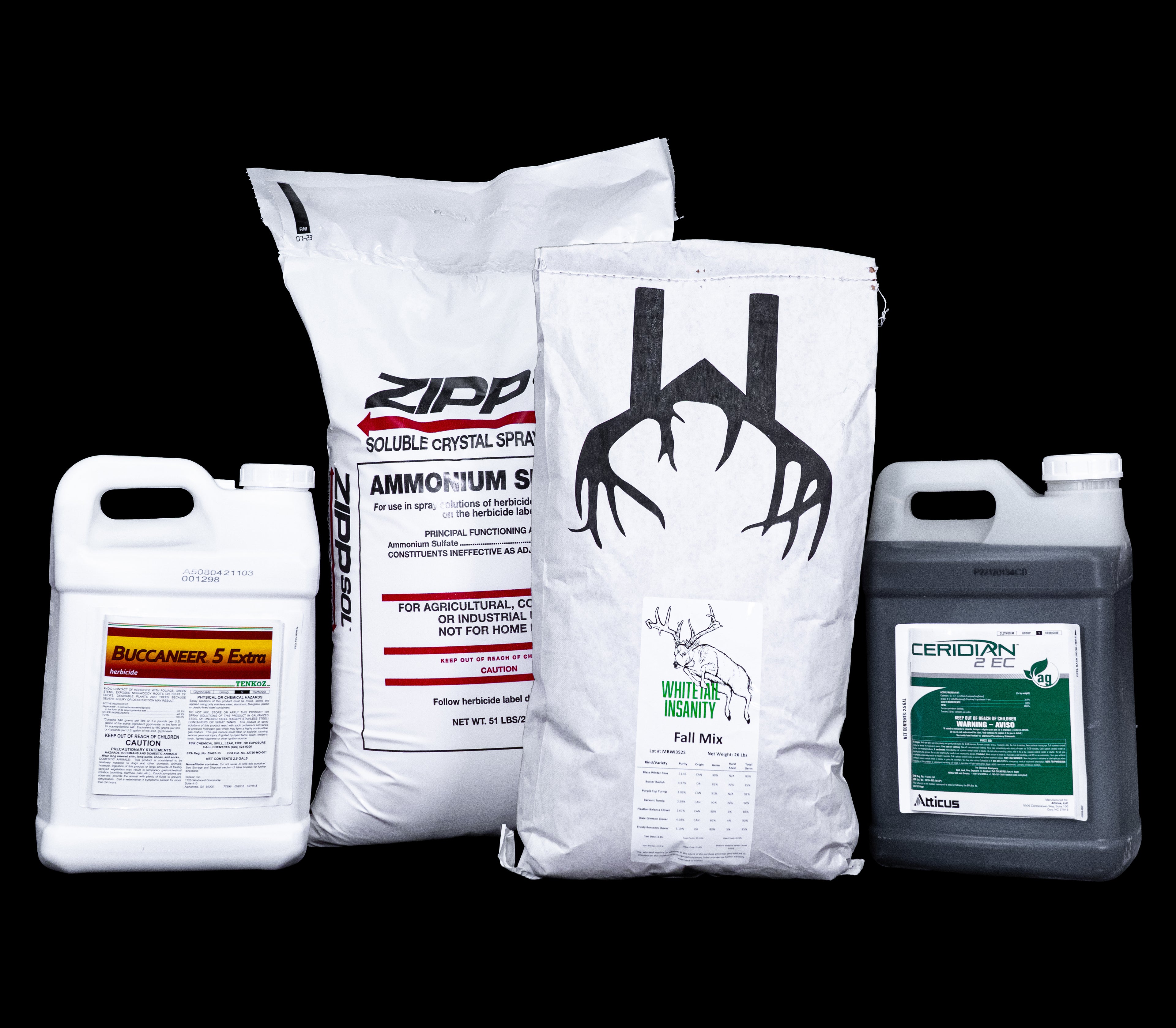 Owen Reigler's Custom Fall Mix for 10 Acres (Call 515-468-7088 to order) Kit includes seed, herbicides, AMS for 10 acres