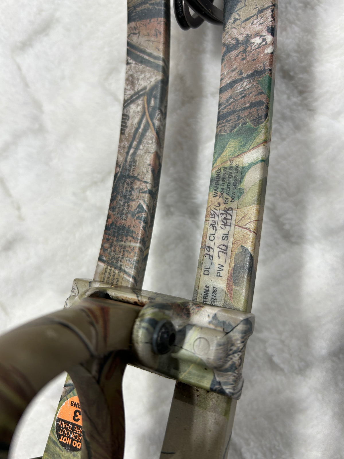 Bear Anarchy 70# Max 28.5&quot;-29.5&quot; DL – Realtree (USED)