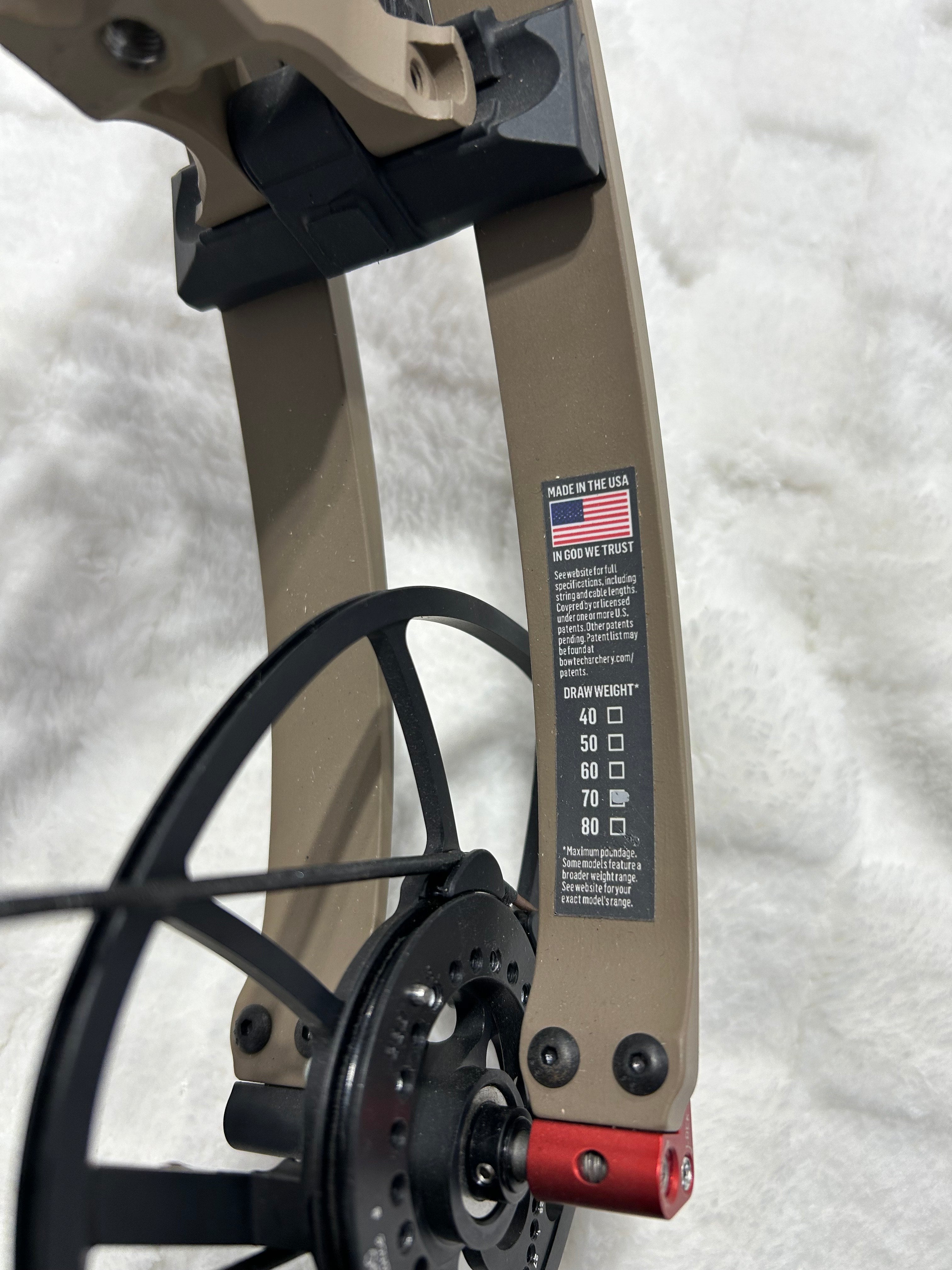 Bowtech SS34 RH 70# Max 26-31.5" DL (USED – Like New)
