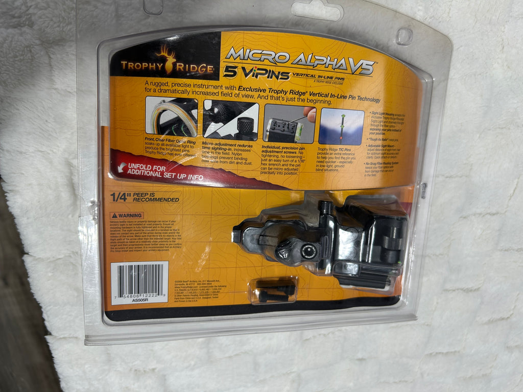 Trophy Ridge Micro Alpha V5 – 5-Pin Precision Bow Sight
