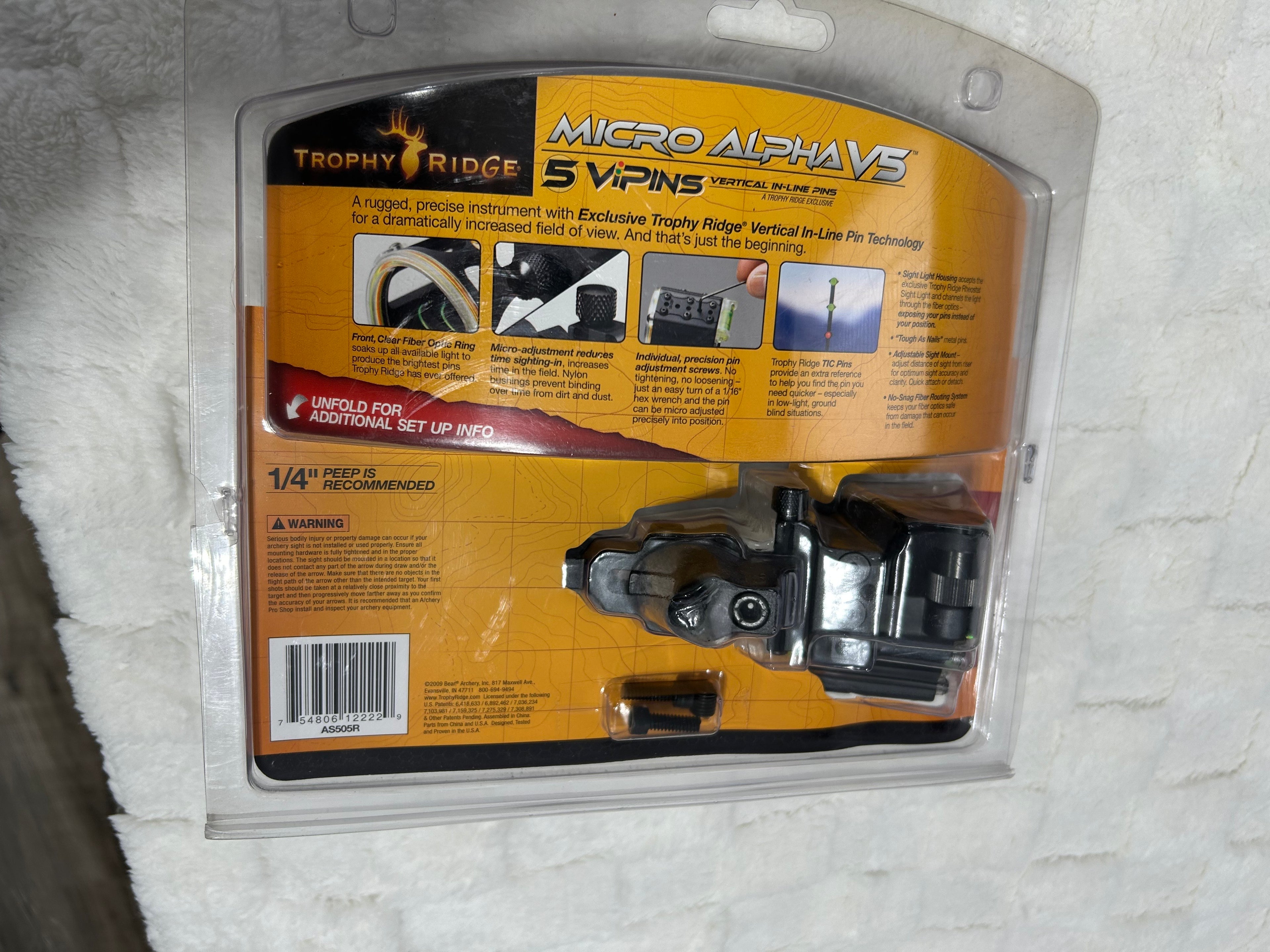 Trophy Ridge Micro Alpha V5 – 5-Pin Precision Bow Sight