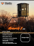 Radix Monarch X 2.0 Hard Side Hunting Blind with 5'/10' Tower