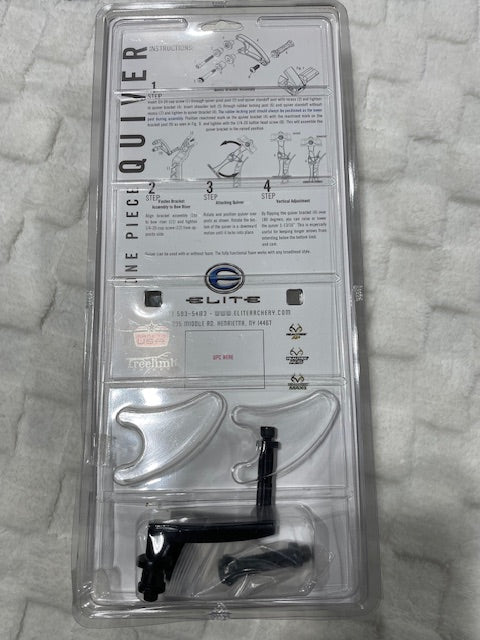 Elite 5 Arrow Quiver Black (This has been removed from package and put on a bow but never used)