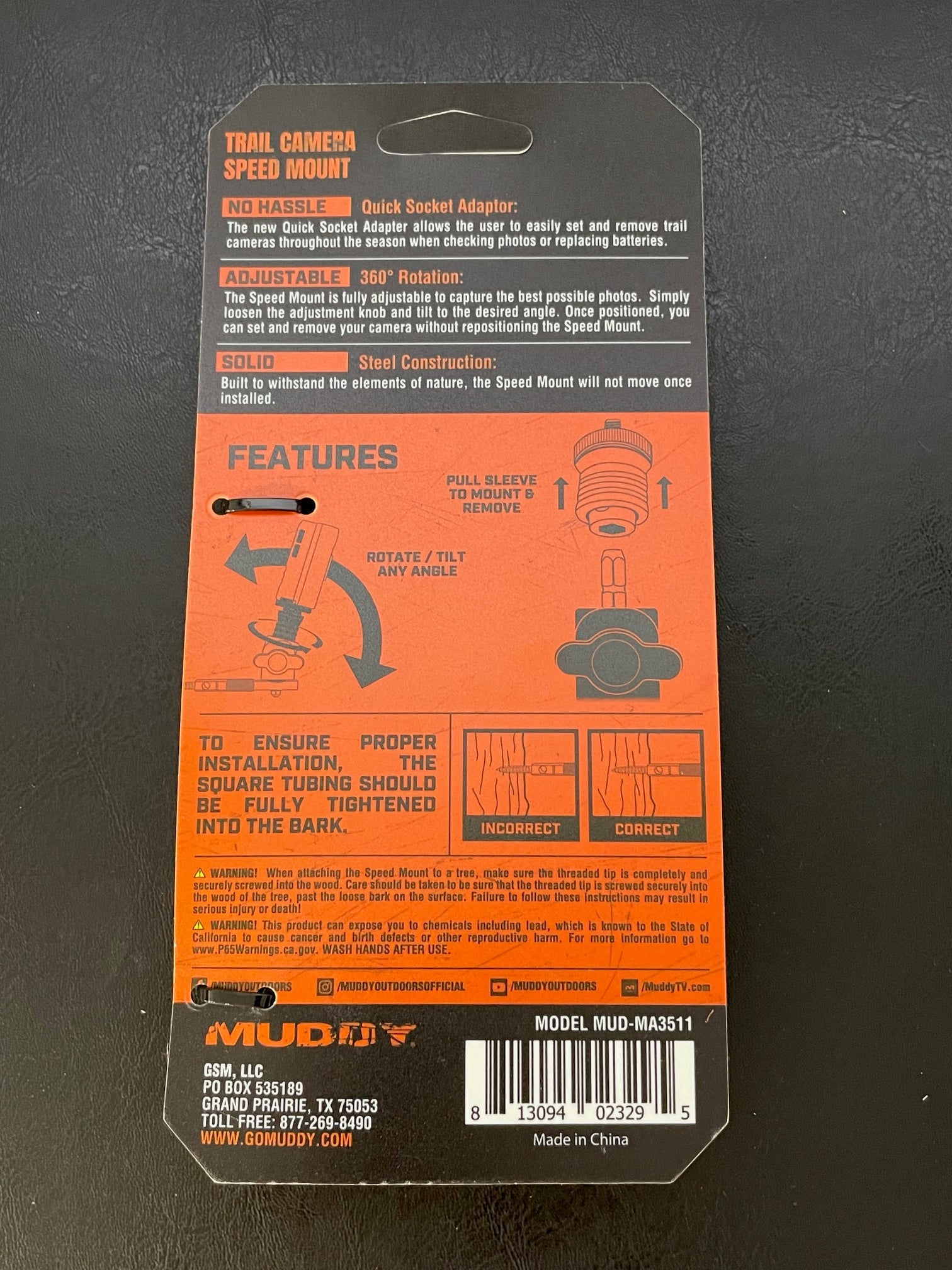 Speedmount Universal Camera Mount