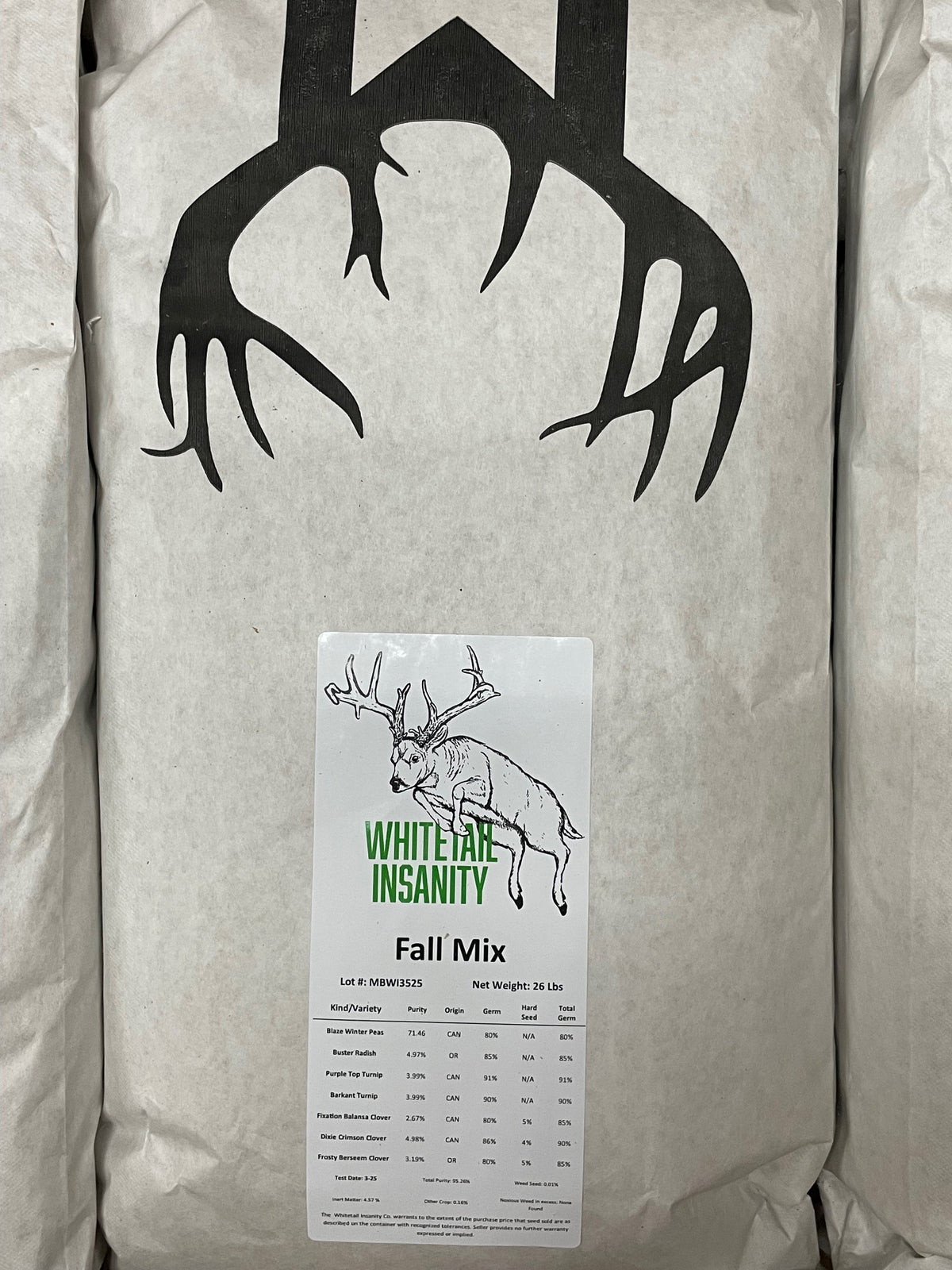 Owen Reigler&#39;s custom fall mix 26 Lb