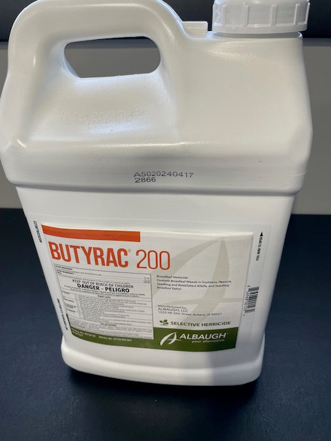 Butyrac 200 2;4DB Broadleaf Herbicide Safe For Legumes (Call 515-468-7088 to order)