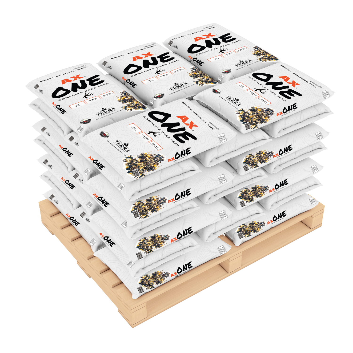AX One - Complete Deer Feed Pallet (50 Bags)