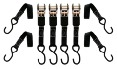 Muddy 1"x8' Standard Duty Ratchet Straps/Camo/4 pack