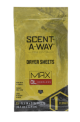 Scent-a-way Max Dryer Sheets/Odorless