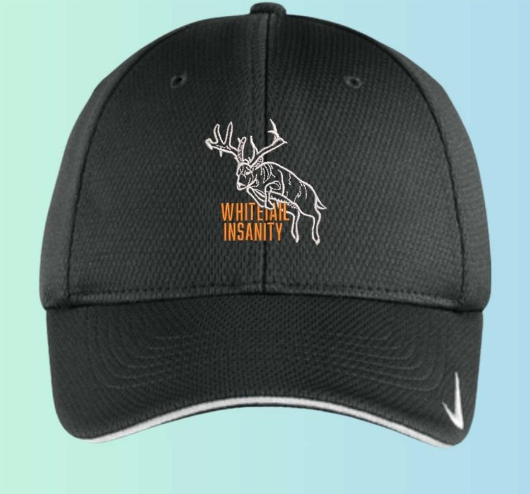 Whitetail Insanity Nike Hat Stretch Fit S/M, M/L, L/XL